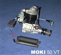 Moki 50VT 4-Stroke Gasoline Engine with Muffler/Ignition [MOKI50VT]